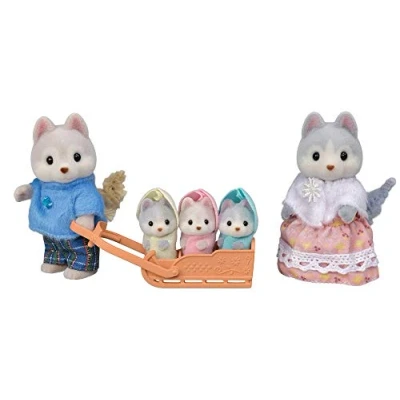 Image of Sylvanian Families Husky Family dollhouse playset 5636