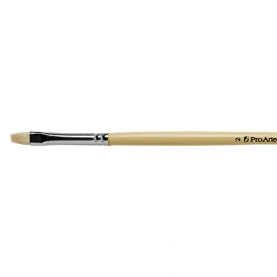 Image of Pro Arte : Series B Hog Bristle Oil / Acrylic Brush Size 2 Short Flat