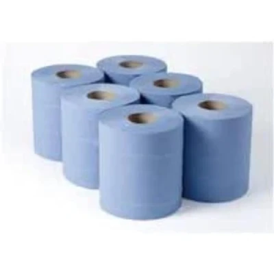 Image of WHITEBOX CBL290S Centrefeed Roll, 288 m x 180 mm, 1 Ply, Blue (Pack of 6)