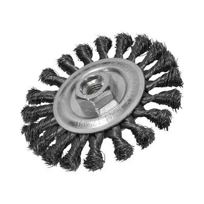 Image of Faithfull Circular Wire Brush 115 x 12mm M14x2 Bore, 0.35mm