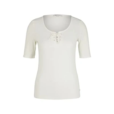 Image of Tom Tailor Denim Women&#039;s 1031718 T Shirt, 10332 Off White, S