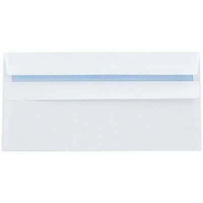 Image of Q Connect DL Envelopes Recycled Self Seal 100gsm White (Pack of 500) KF3504