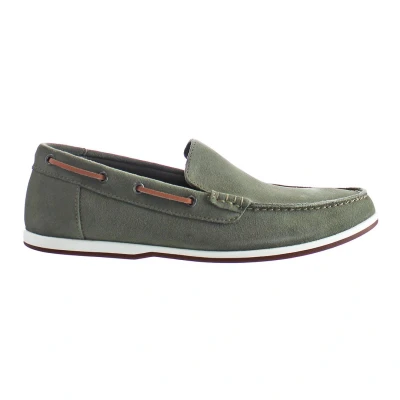 Image of Clarks Morven Sun Moens Suede Boat Shoes 9.5 UK Green