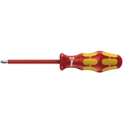 Image of Wera Kraftform 165 Vde Screwdriver Pozidriv Tip 1 Pt