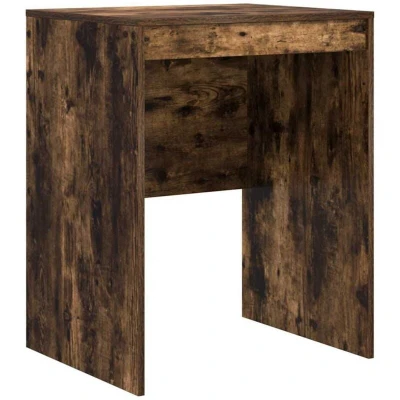 Image of vidaXL Writing Desk Smoked Oak Engineered Wood 60 x 50 76 cm