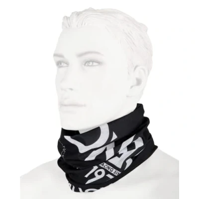 Image of O&#039;Neal NECKWARMER Scarf Neck warmer Mask Measuring 26cm wide and 47cm high, Wind Protection, stretchable fabric One Size (black/white)