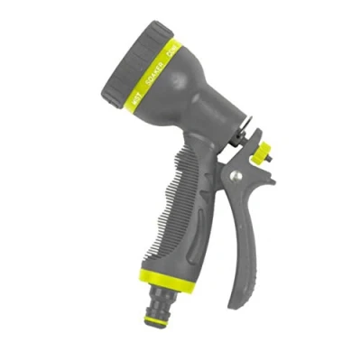 Image of 8 Patterns Multi Function Garden Hose Pipe Water Nozzle Spray Gun Soft Grip