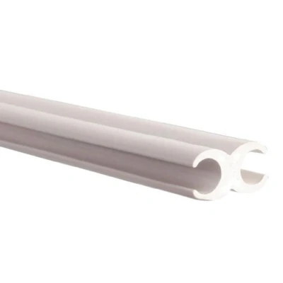 Image of W4 Figure 8 Plastic Channel Strip White, 750 mm