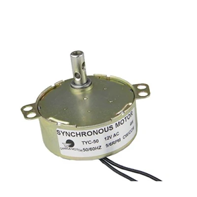 Image of CHANCS TYC 50 Synchronous Motor 12V AC 5 6RPM CW/CCW 4W Gear Fan