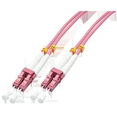 Image of LINDY 3m LC OM3 50/125 Fibre Optic Patch Cable
