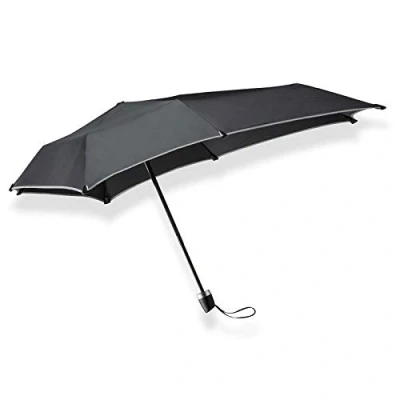 Image of Senz Mini Foldable Storm Umbrella Black Reflective, One Size
