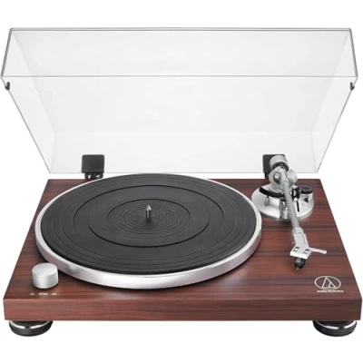 Image of Audio Technica LPW50BTRW Manual Belt Drive Turntable (Wireless &amp; Analogue) Rosewood