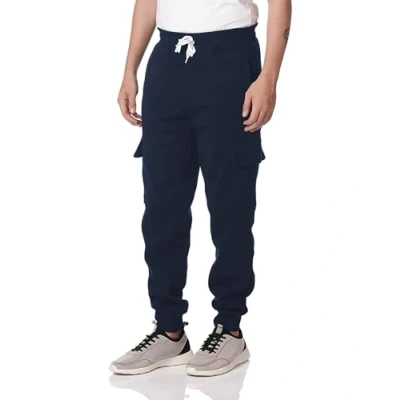 Image of Southpole Men&#039;s Active Basic Jogger Fleece Pants New Navy, Medium