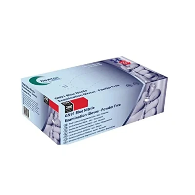 Image of Handsafe Nitrile Gloves Powder Free Large Blue (200 Pack) GN91L