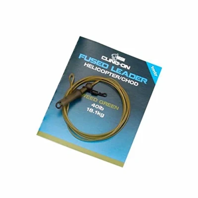 Image of Nash Cling On Fused Helicopter Weed Leader 1m Carp rig