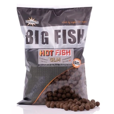 Image of Hot Fish &amp; GLM Boilies 15mm 1kg