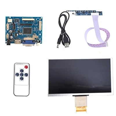 Image of YWBL WH 7inch LCD TFT Display, 1024 * 600 HDMI VGA Monitor Screen Kit for Raspberry Pi 3/2, Development Kits and Boards