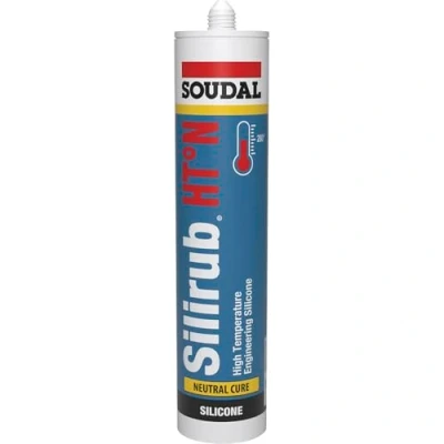 Image of Soudal Silirub Ht N Black 310ml cartridge