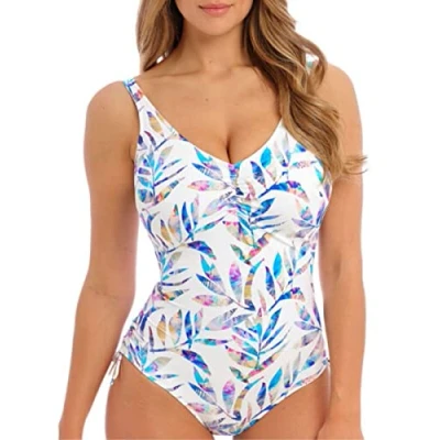 Image of Fantasie Calypso Harbour Swimsuit Multicoloured White 42FF