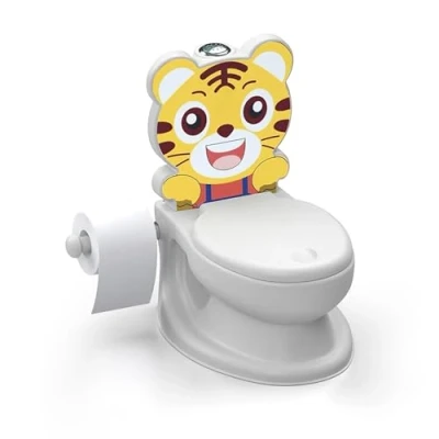 Image of Dolu Tiger Educational Kids Potty Fun &amp; Interactive Training Solution for Toddlers Comfortable, Safe Easy to Clean Toilet