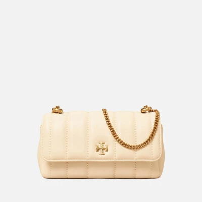 Image of Tory Burch MINI KIRA FLAP BAG Clutch, Women&#039;s, Size: One Size, Brie