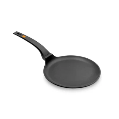 Image of Braisogona Efficient Aluminium Crepiere, 26 cm, Cast, Black, 30 x cm