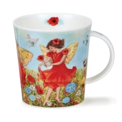 Image of Dunoon Lomond Fine Bone China Mug Fairies (RED)