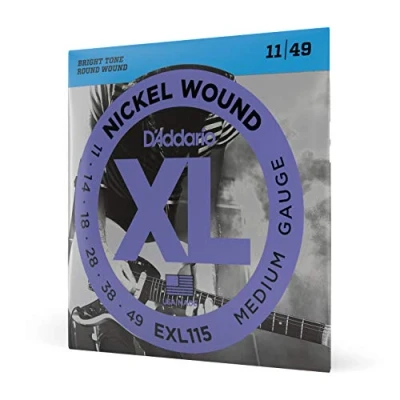 Image of D&#039;Addario EXL115 Electric Guitar Strings 11 49