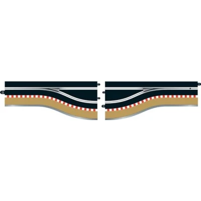 Image of Scalextric Digital C7014 Pit Lane (Left Hand) 1:32 Scale Accessory, 60.96 x 38.74 53.34 cm