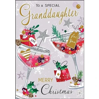 Image of Jonny Javelin Special Granddaughter Christmas Card
