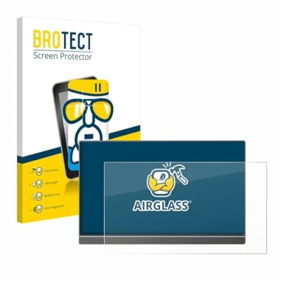 Image of brotect Glass Screen Protector Film compatible with Arzopa Z1FC 16.1&quot; Foil 9H Protection [Scratch Resistant, High Clarity]