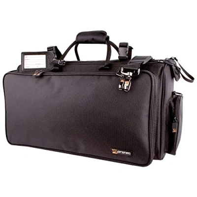 Image of Protec C248 Deluxe Triple Trumpet Gig Bag Black