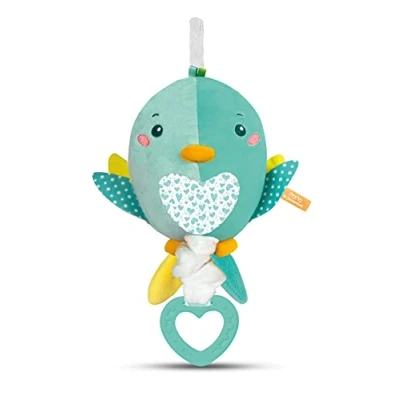 Image of Clementoni 17269 Soft Bird Musical Plush, Multi Colour