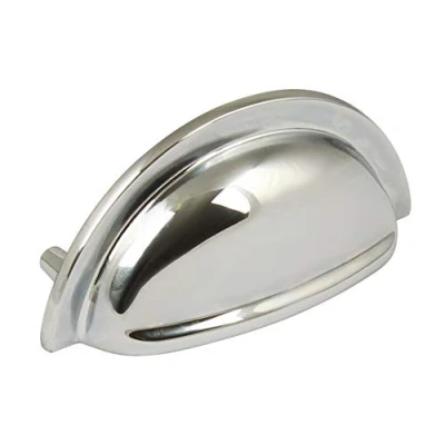 Image of HENRIETTA Cupboard Door Drawer Cup Pull Handle