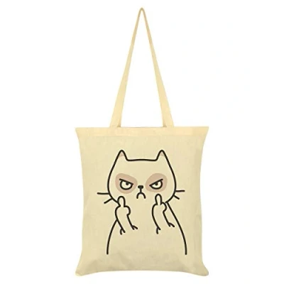 Image of Grindstore Muther Fluffer Tote Bag Cream 38x42cm