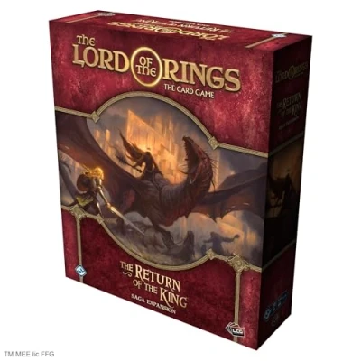Image of Fantasy Flight Games the Lord of Rings LCG: Return King Saga Expansion Card Game Ages 14+ 1 4 Players 30 90 Minutes Playing Time