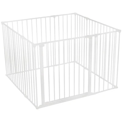 Image of Safetots Play Pen White 105cm x 105cm, Baby Playpen, Den for Toddlers, Large Easy Installation