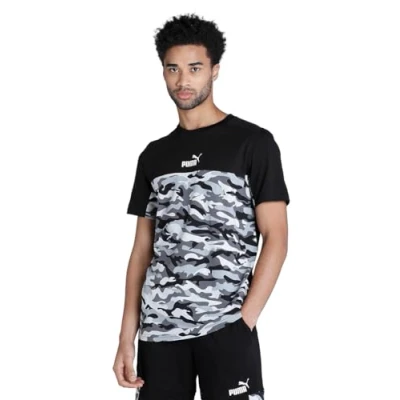 Image of PUMA ESS Block CAMO Tee