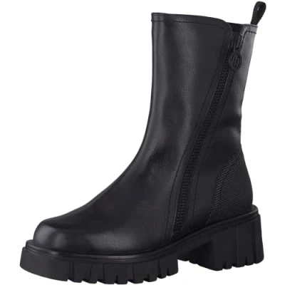 Image of MARCO TOZZI Women&#039; 2 26841 39 Chelsea Boot, Black (Black Comb), 6.5 UK