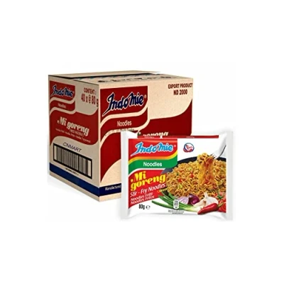 Image of CNMART Indomie Mi Goreng Fried Instant Noodles Halal 80g (Pack of 40)