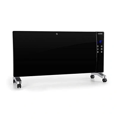 Image of KLARSTEIN Lindholm Convection Heater Heating Device, Convector, Thermostat, Timer, Power: 2000 Watts, Rooms Up to a Size of 40 m2, Two Levels: 1000 or Black