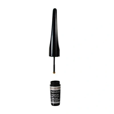 Image of Middle Blonde Makki Eye Brow Semi Tattoo Matte Natural Finish and Waterproof for Ultra fine eyebrow strokes light diffusing pigment Nano disc