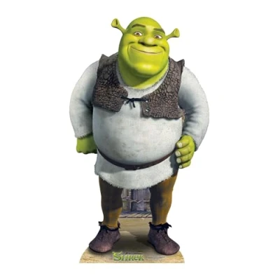 Image of Star Cutouts Shrek Lifesized Cardboard Cutout