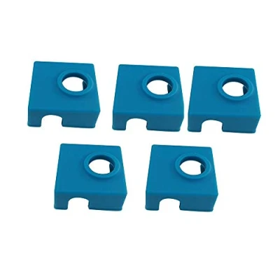 Image of 5X 3D Printer Heat Block Silicone Sock MK7 MK8 MK9 Hotend Heating Cover for Makerbot Creality CR 10 Mini S4,S5 Ender 3 Anet A8 Tevo Tornado