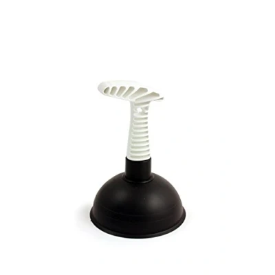 Image of Bentley Industrial SP.03/BW Small Sink Plunger, Pistol Grip, Black/White