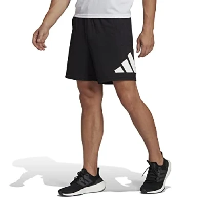 Image of adidas Performance TR ES LOGO SHO Sports shorts, Men&#039;s, Size: Mx9&quot;, Black/white