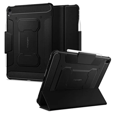 Image of Spigen Rugged Armor Pro Case Compatible with iPad Air 6th Generation 11 inch M2 (2024), 5th 10.9 (2022), 4th (2020) Black