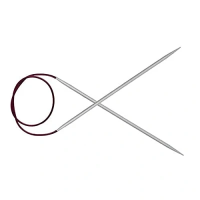 Image of KnitPro Basix Aluminium Circular Needle 80cm 6.00mm 3pcs