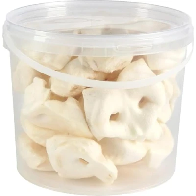 Image of Premium Puffed Pig Snouts Dog Treats, 5L Tub