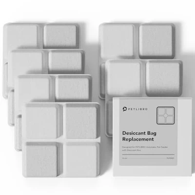 Image of PETLIBRO Desiccant Bags, Suitable for PLAF101, PLAF005, PLAF006, PLAF103, PLAF203, PLAF301 Automatic Pet Feeders (Pack of 6)